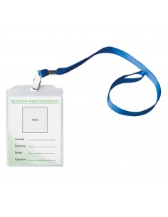 Portabadge nastrino e clip...