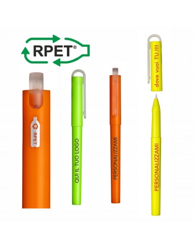 Penna a sfera Gel in R-pet Olga fluo...