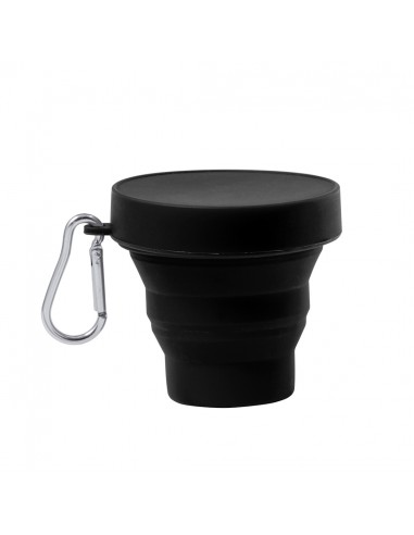 Bicchiere pieghevole silicone con...