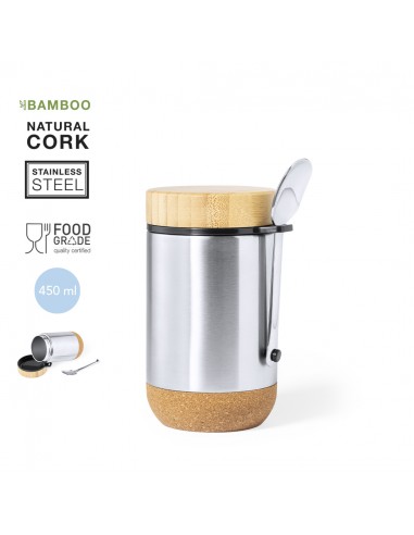 Porta pranzo acciaio inox 450 ml 1480