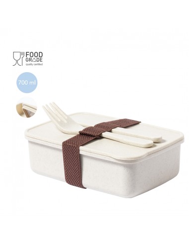 Porta pranzo con posate PP 700ml 1124