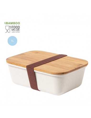 Porta pranzo PP con coperchio bambù...