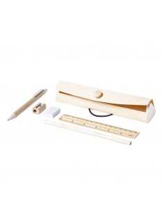 Set astuccio in legno con 5...