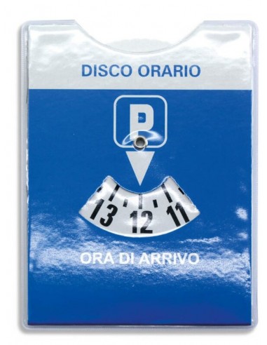 Disco orario in cartoncino con busta...