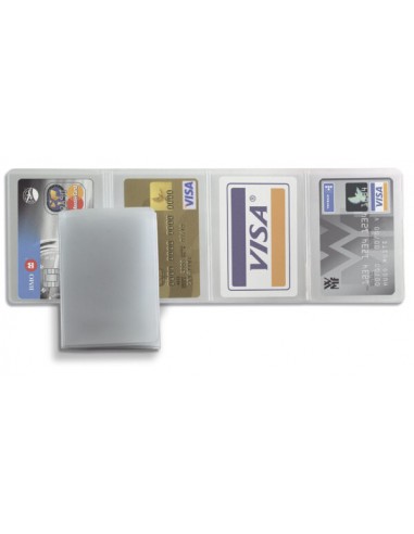 Porta carte ripiegabile con 4 tasche...