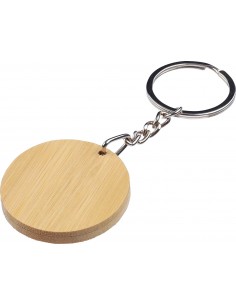 Portachiavi tondo in bambù... 2