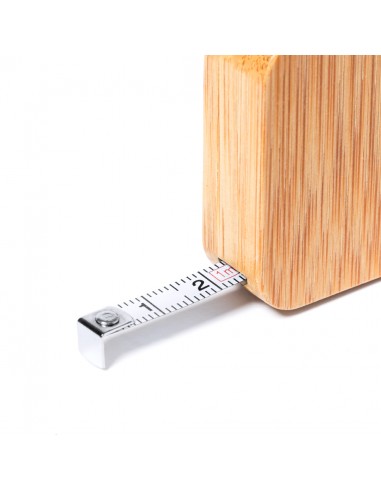 Flessometro 1 mt portachiavi bambù 21008