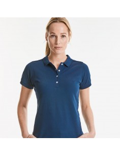 Polo piquè stretch donna...