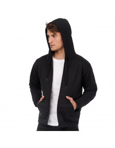Felpa cappuccio zip lunga...