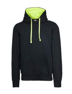 Felpa cappuccio contrasto...