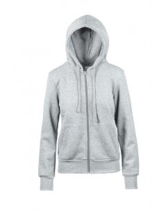 Felpa donna cappuccio zip... 2