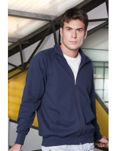 Jacket in felpa 100% cotone...