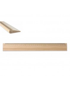 Righello in legno 30 cm 00504